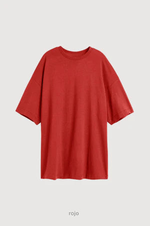 Remera Oversize - Rojo