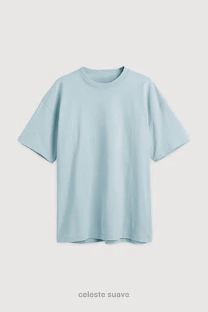 Remera Basic - Celeste Suave