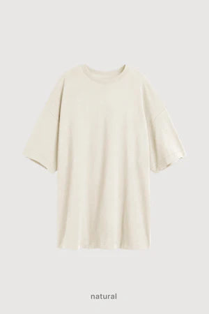 Remera Oversize - Natural