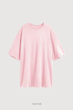 Remera Oversize - Rosa W