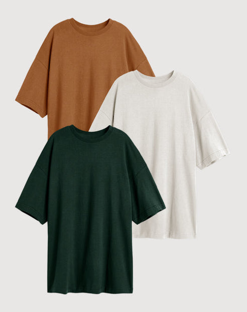 Remera Oversize x 3